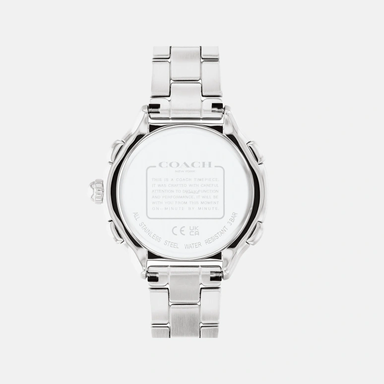 COACH,Suzie 36mm,36mm,Stainless Steel,Pink,Quartz,Hardlex,Round,14503903