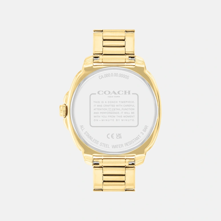 COACH,Kitt 38mm,38mm,Stainless Steel,White,Quartz,Date,Day,14504397