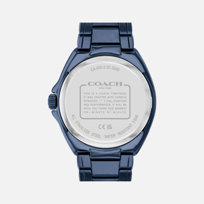 COACH,Jackson 45mm,45mm,Stainless Steel,Blue,Quartz,Date,Day,14602689