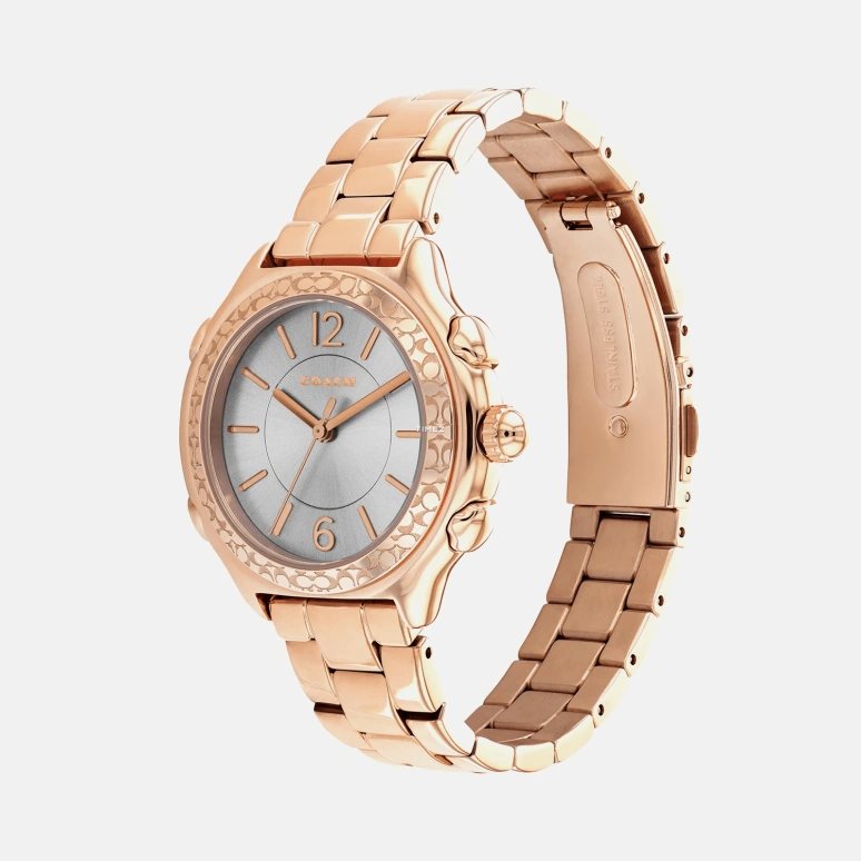 COACH,Suzie 36mm,36mm,Stainless Steel,Grey,Quartz,Hardlex,Round,14503963