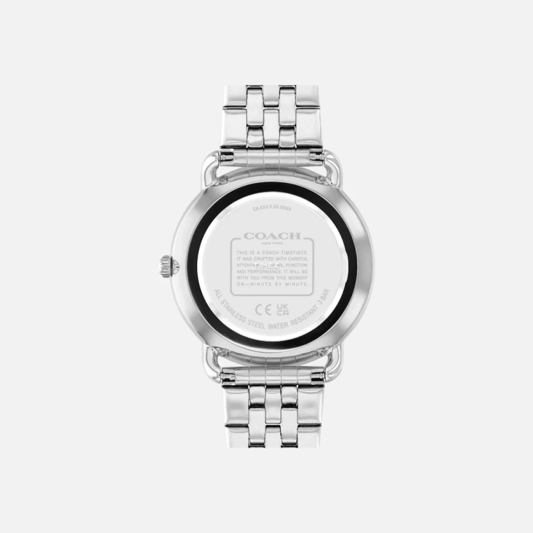 COACH,Elliot 36mm,36mm,Stainless Steel,Pink,Quartz,Hardlex,Round,14504290