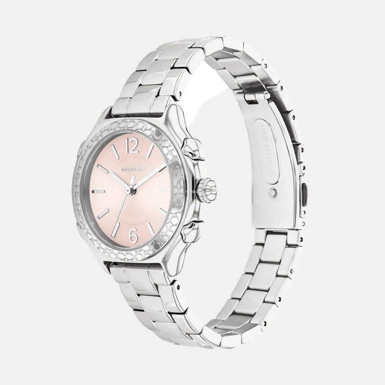 COACH,Suzie 36mm,36mm,Stainless Steel,Pink,Quartz,Hardlex,Round,14503903