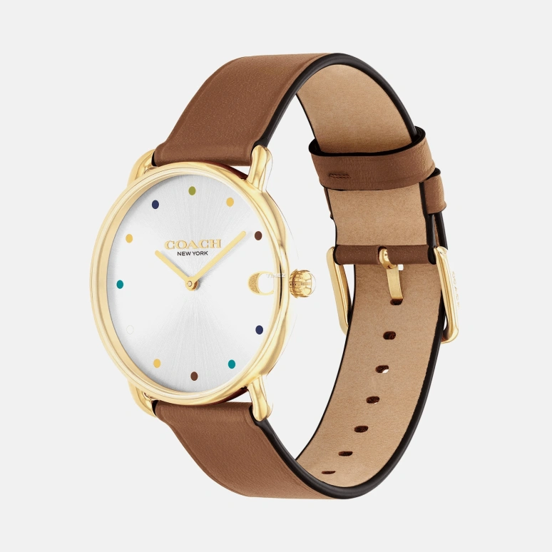 COACH,Elliot 36mm,36mm,Stainless Steel,White,Quartz,Hardlex,Round,14504206