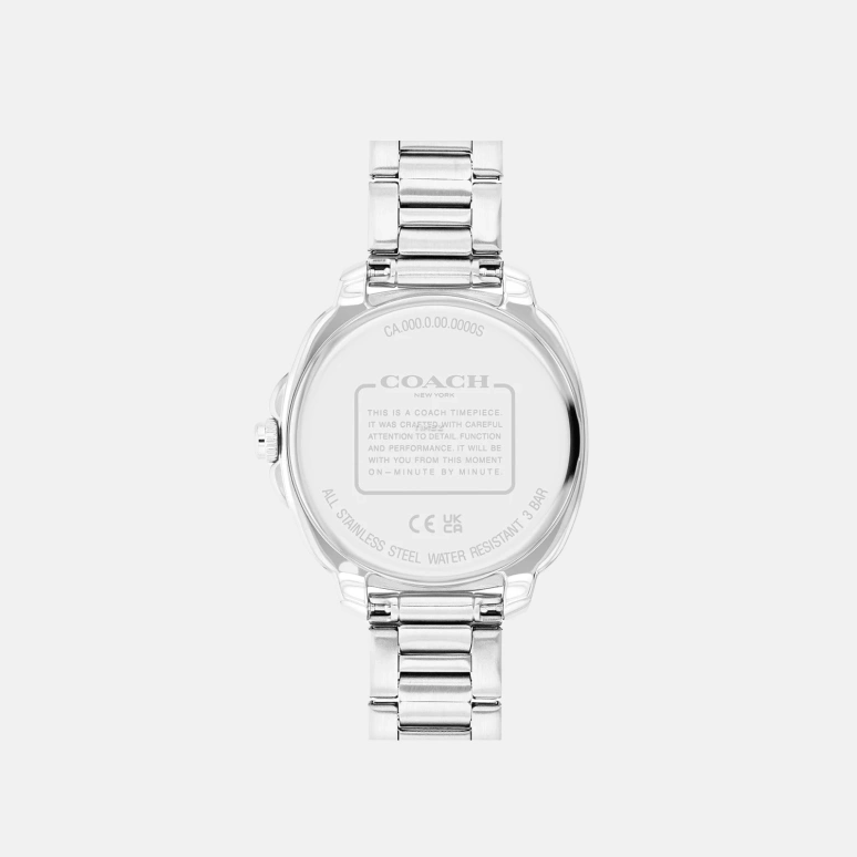 COACH,Kitt 34mm,34mm,Stainless Steel,Cherry Blossom Pink,Quartz,Chronograph,Date,Day,14504392