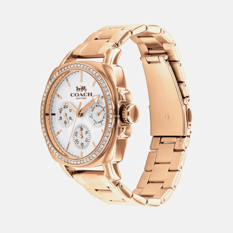COACH,Cabfr 41.60mm,41.60mm,Stainless Steel,White,Quartz,Chronograph,Date,Day,14503949