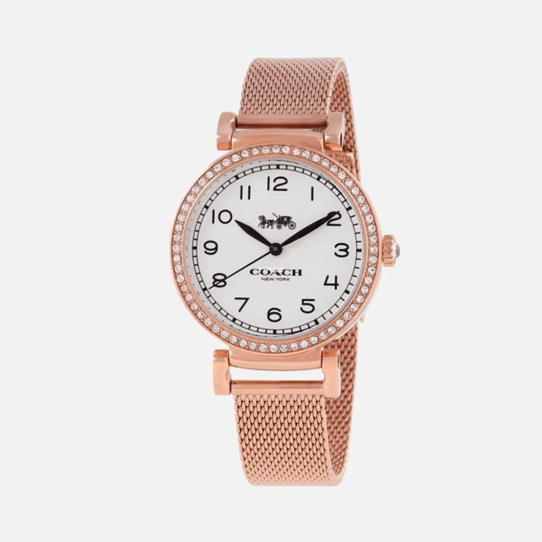 COACH,Madison 32mm,32mm,Stainless Steel,White,Quartz,Hardlex,Round,14503398