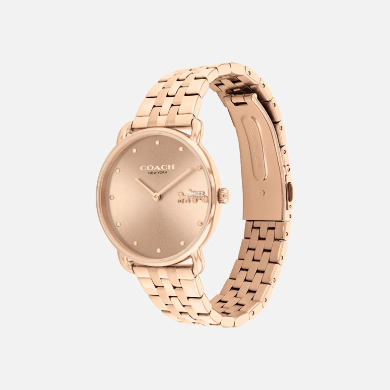 COACH,Elliot 36mm,36mm,Stainless Steel,Rose Gold,Quartz,Hardlex,Round,14504292