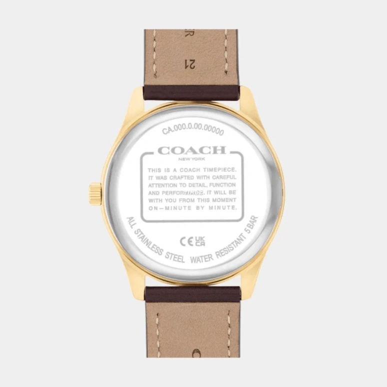 COACH,Oliver 41mm,41mm,Stainless Steel,Silver,Quartz,Day,Hardlex,14602756