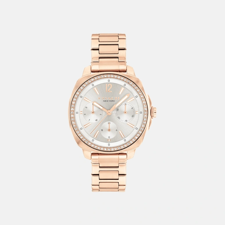COACH,Elliot 34mm,34mm,Stainless Steel,Silver,Quartz,Chronograph,Date,Day,14504395