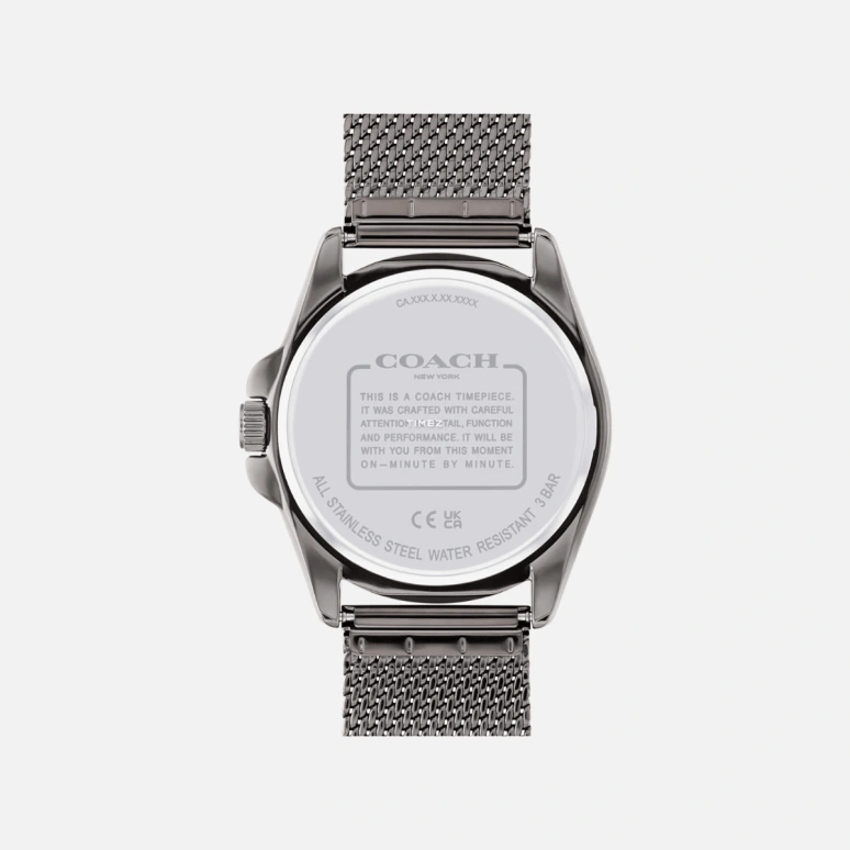 COACH,Greyson 41mm,41mm,Stainless Steel,Green,Quartz,Day,Hardlex,14602619