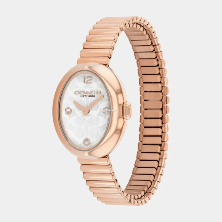 COACH,Sammy 22.50mm,22.50mm,Stainless Steel,Silver,Quartz,Hardlex,Oval,14504572