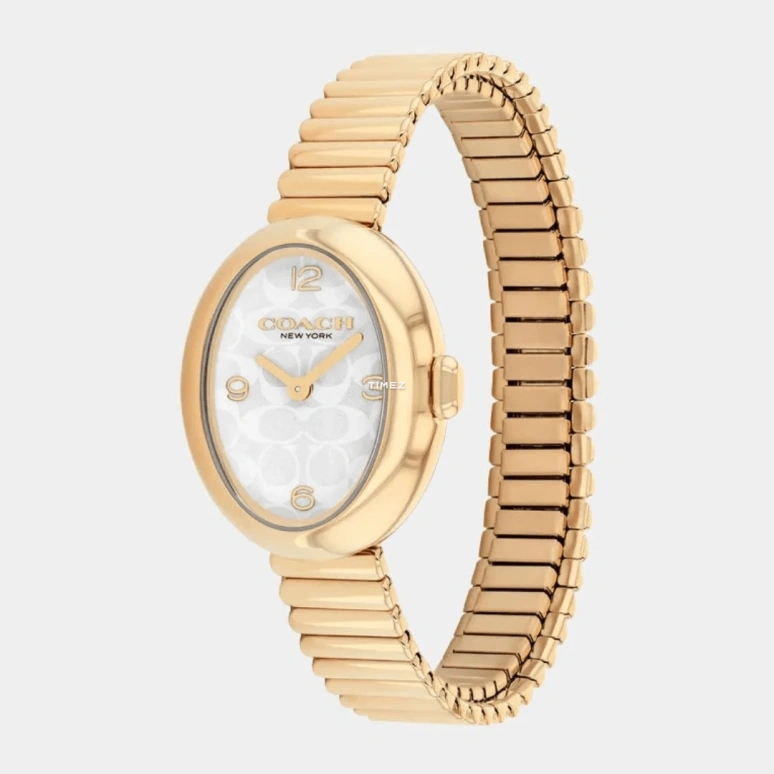 COACH,Sammy 22.50mm,22.50mm,Stainless Steel,Silver,Quartz,Hardlex,Oval,14504573