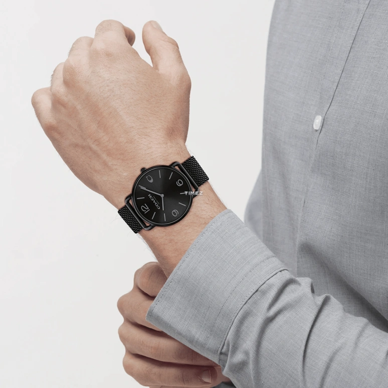 COACH,Elliot 41mm,41mm,Stainless Steel,Black,Quartz,Hardlex,Round,14602651