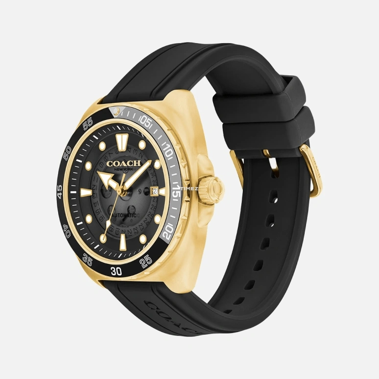 COACH,Charter 44mm,44mm,Stainless Steel,Black,Automatic,Day,Hardlex,14602718