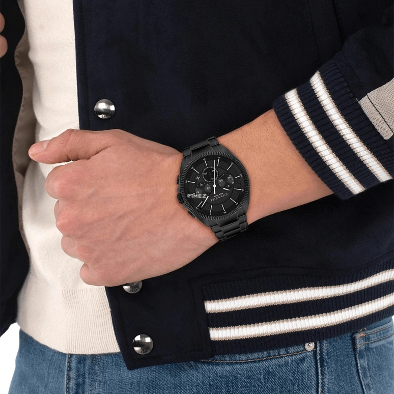 COACH,Jackson 45mm,45mm,Stainless Steel,Black,Quartz,Chronograph,Day,14602681