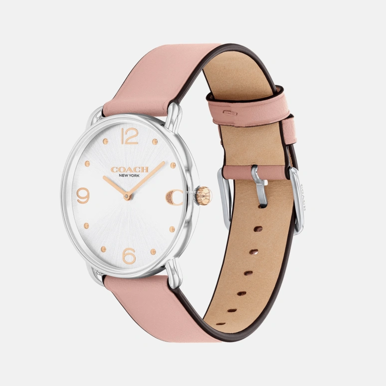 COACH,Elliot 36mm,36mm,Stainless Steel,White,Quartz,Hardlex,Round,14504199