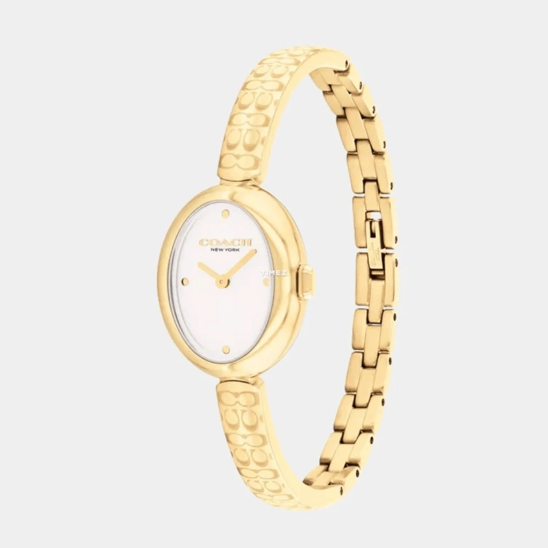 COACH,Sammy 22.50mm,22.50mm,Stainless Steel,White,Quartz,Hardlex,Oval,14504528