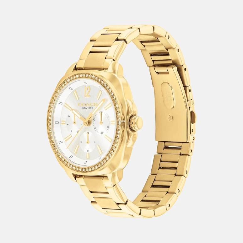 COACH,Kitt 38mm,38mm,Stainless Steel,White,Quartz,Date,Day,14504397