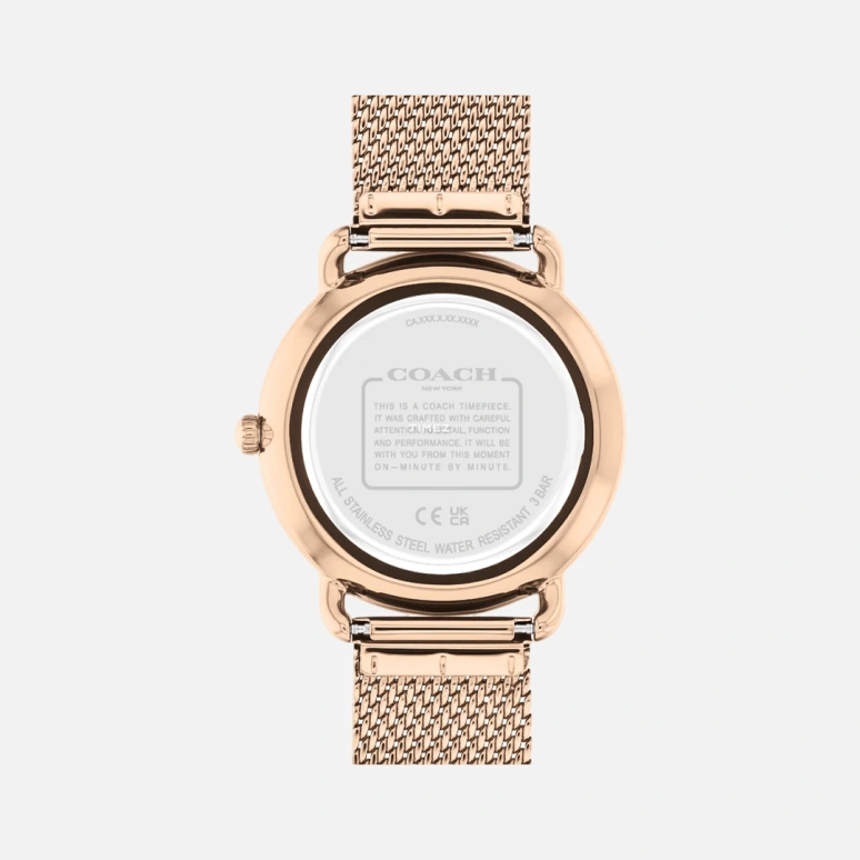 COACH,Elliot 41mm,41mm,Stainless Steel,Rose Gold,Quartz,Sapphire,Round,14504259