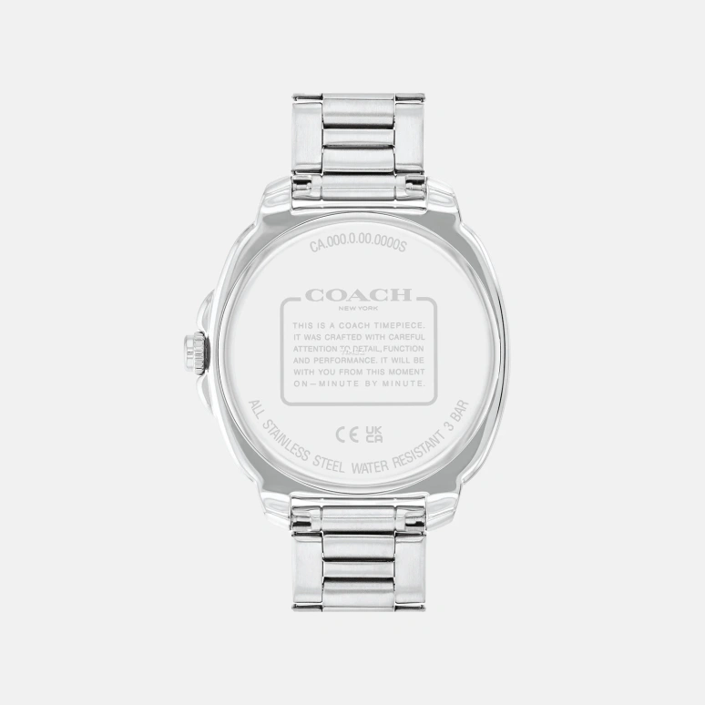 COACH,Kitt 38mm,38mm,Stainless Steel,White,Quartz,Date,Day,14504400