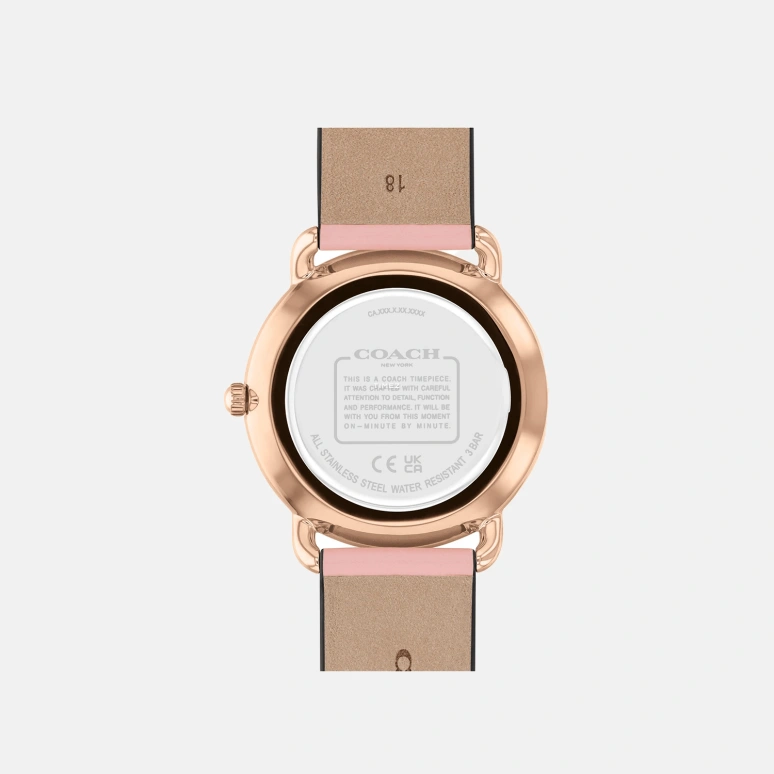 COACH,Elliot 36mm,36mm,Stainless Steel,White,Quartz,Hardlex,Round,14504295