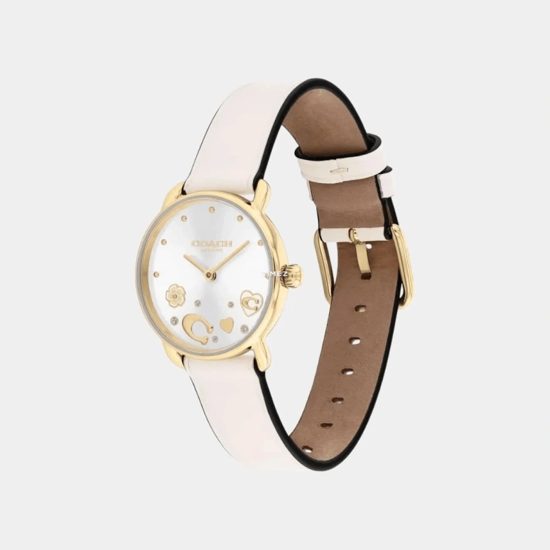 COACH,Elliot 28mm,28mm,Stainless Steel,Silver,Quartz,Hardlex,Round,14504305