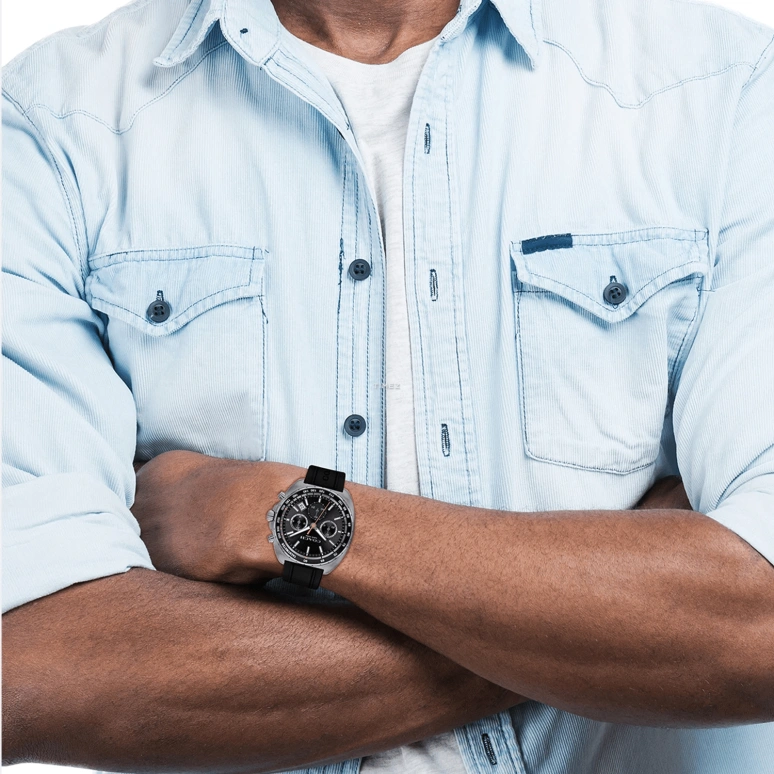 COACH,Charter 44mm,44mm,Stainless Steel,Black,Quartz,Chronograph,Day,14602709