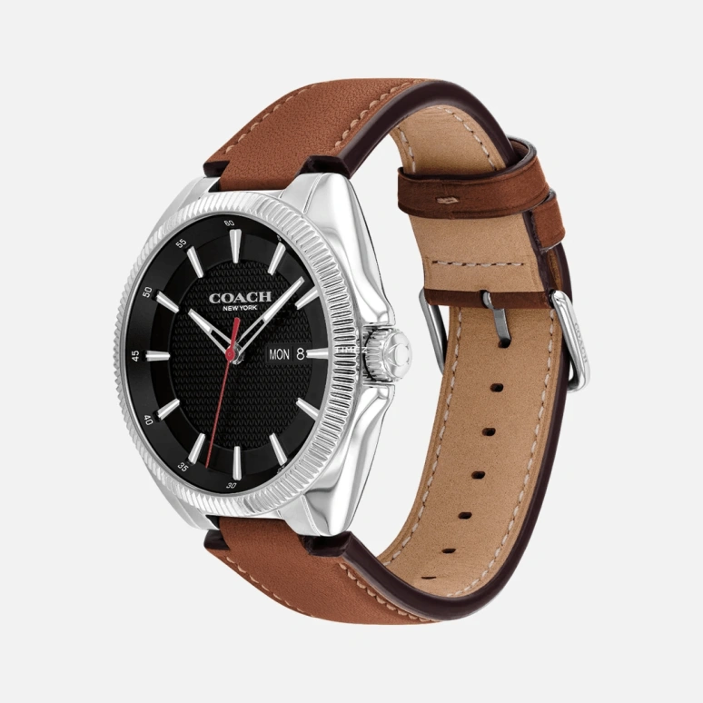 COACH,Jackson 45mm,45mm,Stainless Steel,Black,Quartz,Date,Day,14602691