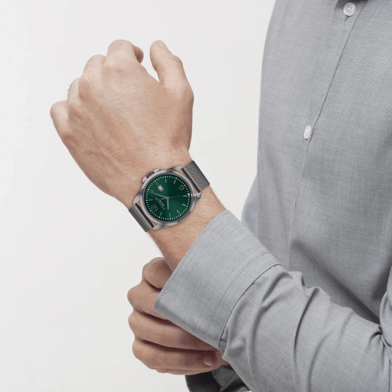 COACH,Greyson 41mm,41mm,Stainless Steel,Green,Quartz,Day,Hardlex,14602619