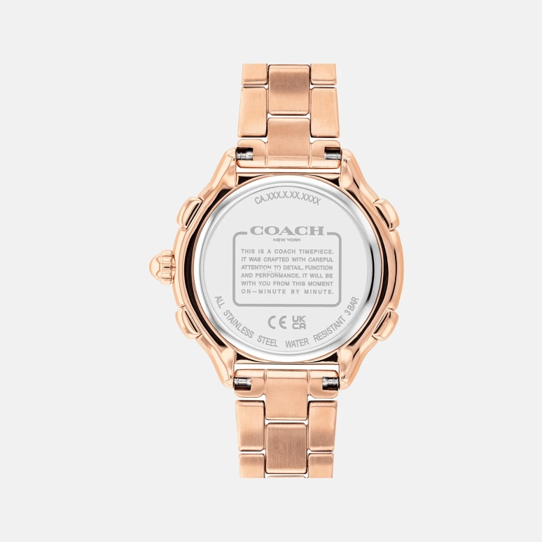 COACH,Suzie 36mm,36mm,Stainless Steel,Grey,Quartz,Hardlex,Round,14503963