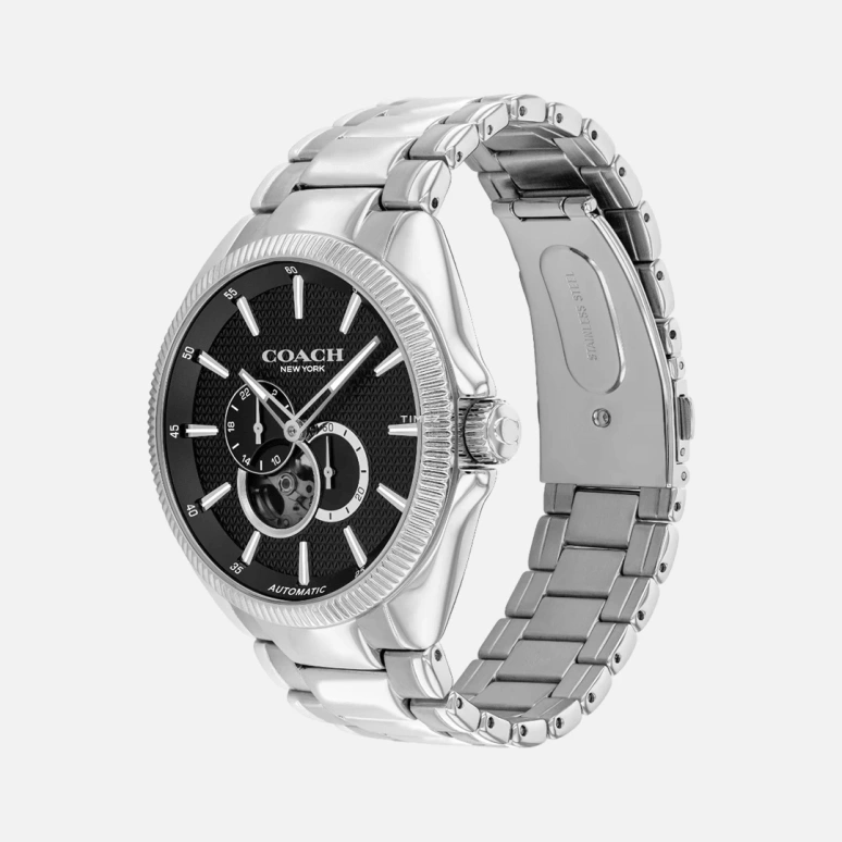 COACH,Jackson 45mm,45mm,Stainless Steel,Black,Quartz,Hardlex,Round,14602695