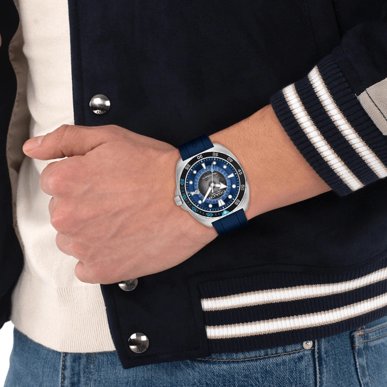 COACH,Charter 44mm,44mm,Stainless Steel,Blue,Automatic,Day,Hardlex,14602714
