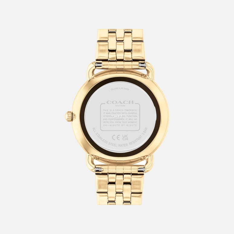 COACH,Elliot 36mm,36mm,Stainless Steel,Silver,Quartz,Hardlex,Round,14504349