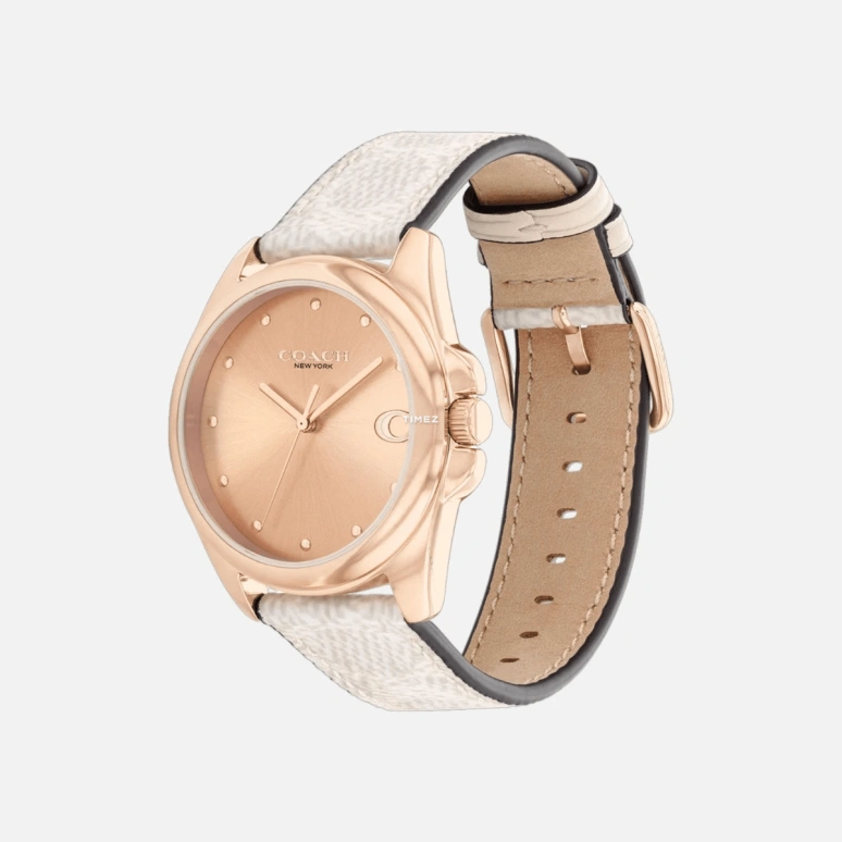 COACH,Greyson 36mm,36mm,Stainless Steel,Rose Gold,Quartz,Hardlex,Round,14504113