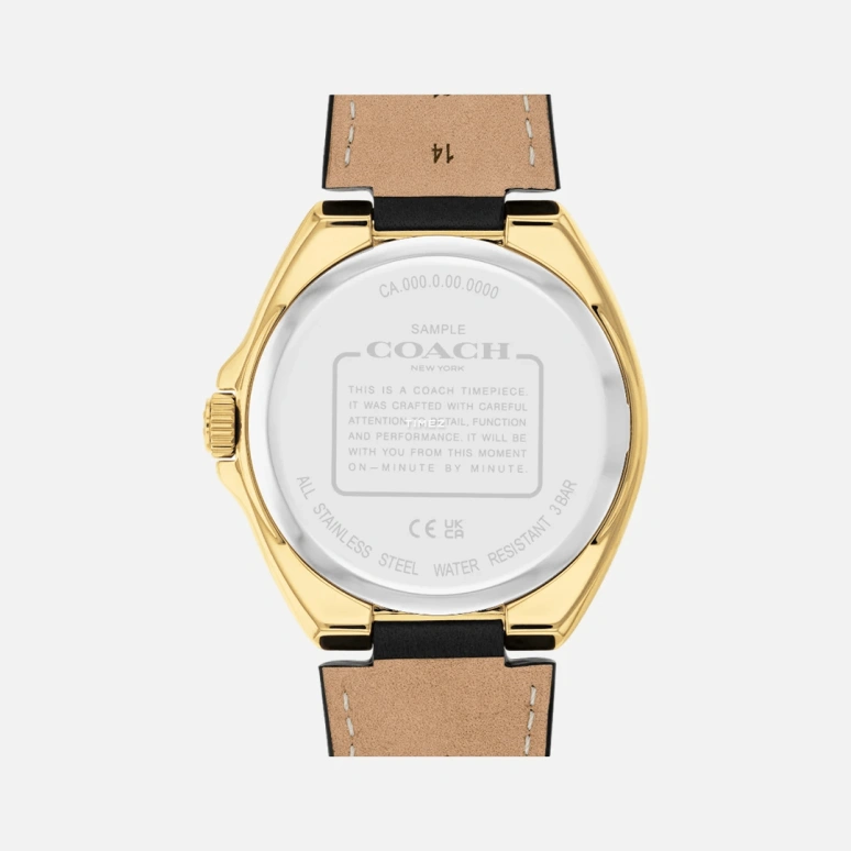 COACH,Jackson 45mm,45mm,Stainless Steel,Black,Quartz,Date,Day,14602692