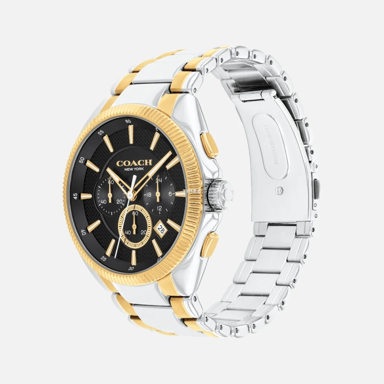 COACH,Jackson 45mm,45mm,Stainless Steel,Black,Quartz,Chronograph,Day,14602682