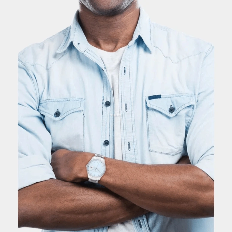 COACH,Oliver 41mm,41mm,Stainless Steel,Ice Blue,Quartz,Day,Hardlex,14602751