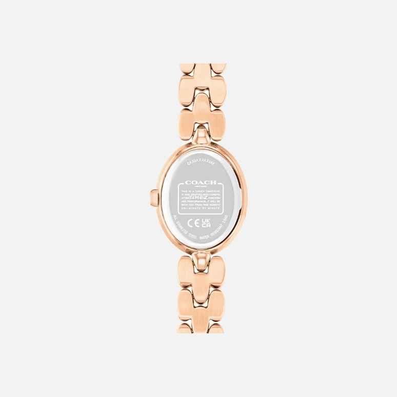 COACH,Sammy 22mm,22mm,Stainless Steel,Silver White,Quartz,Hardlex,Oval,14504437