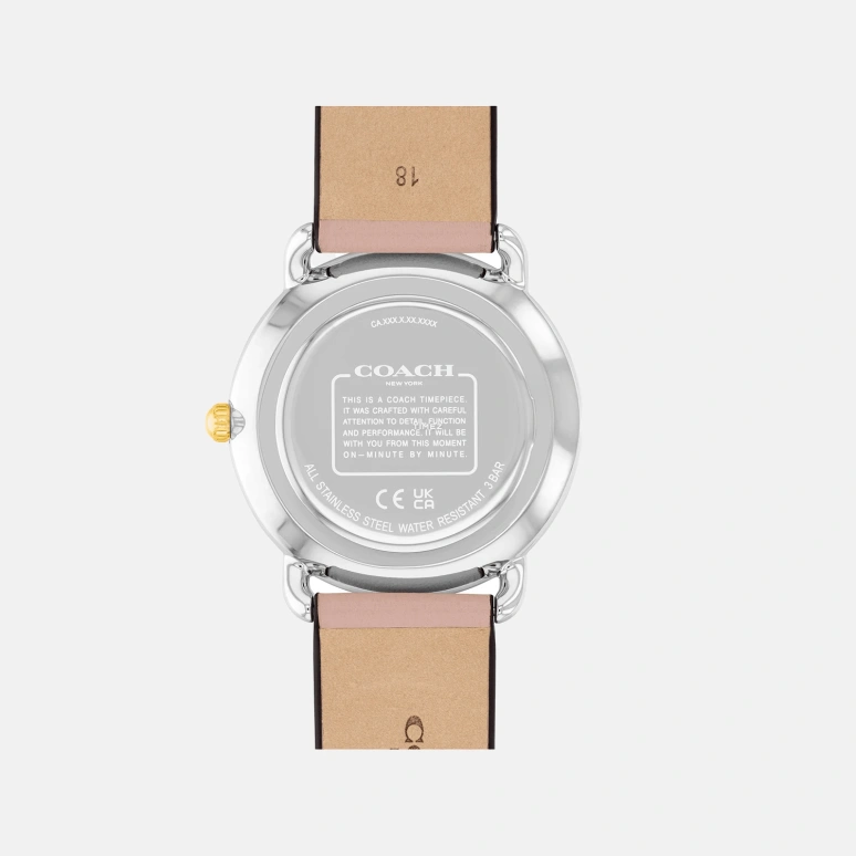 COACH,Elliot 36mm,36mm,Stainless Steel,White,Quartz,Hardlex,Round,14504199