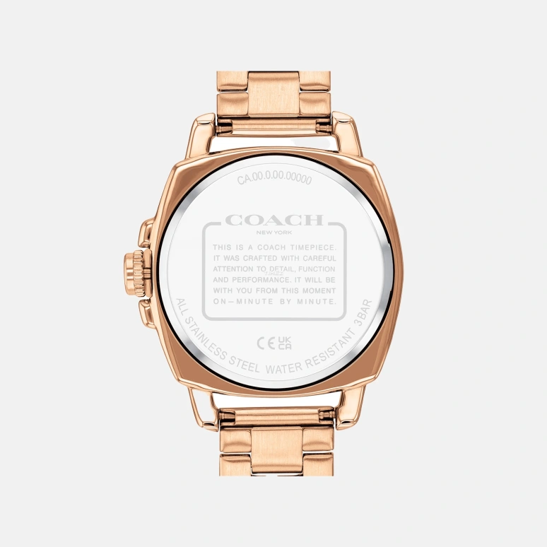 COACH,Cabfr 41.60mm,41.60mm,Stainless Steel,White,Quartz,Chronograph,Date,Day,14503949