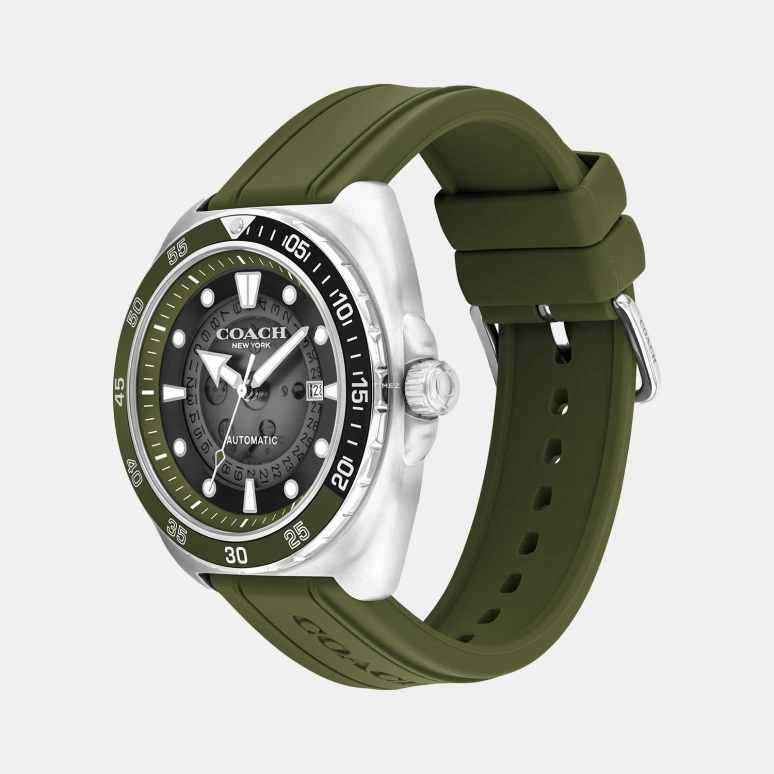 COACH,Charter 44mm,44mm,Stainless Steel,Black,Quartz,Day,Hardlex,14602717