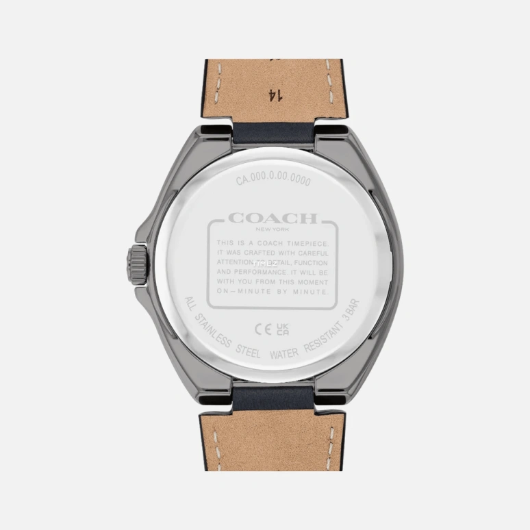 COACH,Jackson 45mm,45mm,Stainless Steel,Ocean Blue,Quartz,Date,Day,14602693