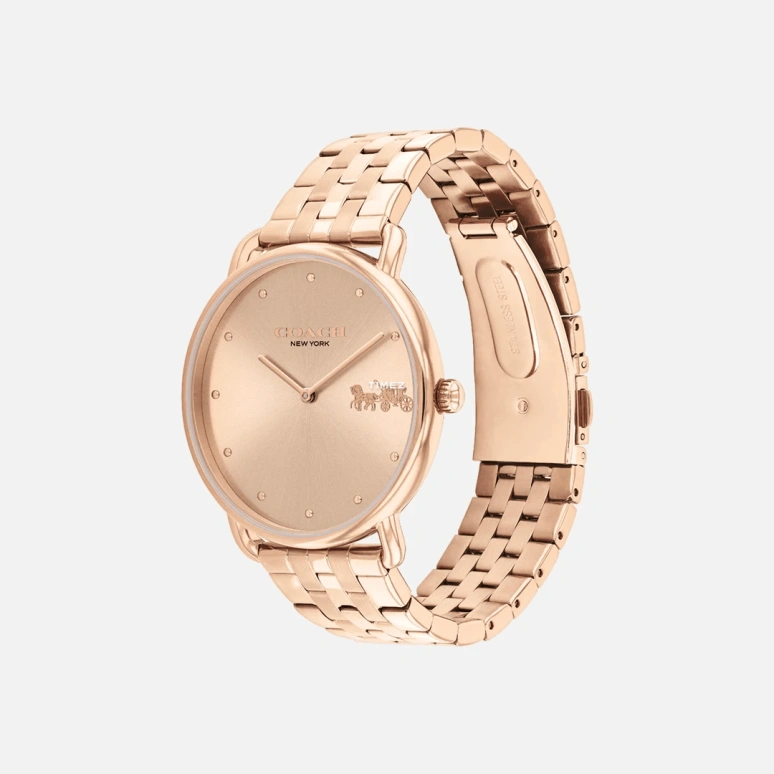 COACH,Elliot 41mm,41mm,Stainless Steel,Rose Gold,Quartz,Hardlex,Round,14504296