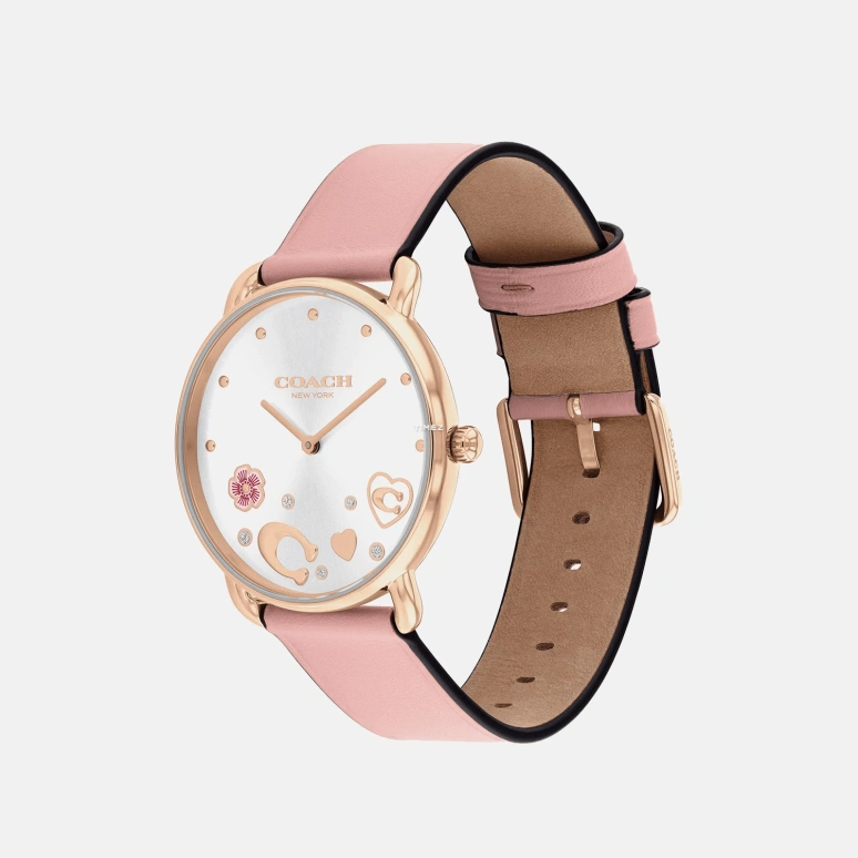 COACH,Elliot 36mm,36mm,Stainless Steel,White,Quartz,Hardlex,Round,14504295