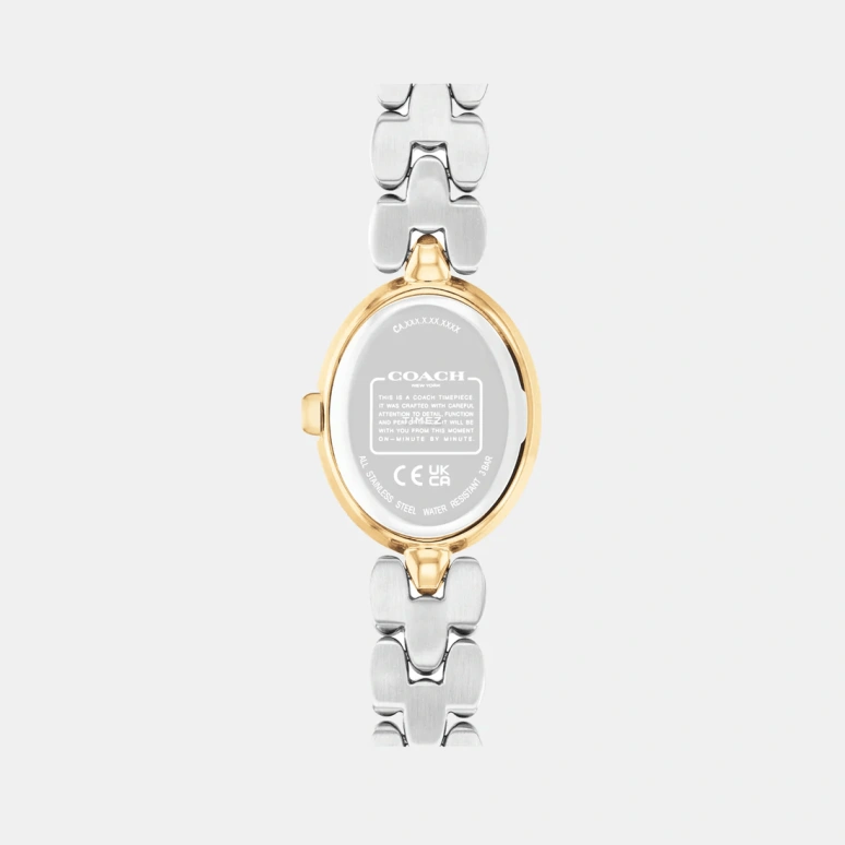 COACH,Sammy 22.50mm,22.50mm,Stainless Steel,Silver,Quartz,Hardlex,Oval,14504419