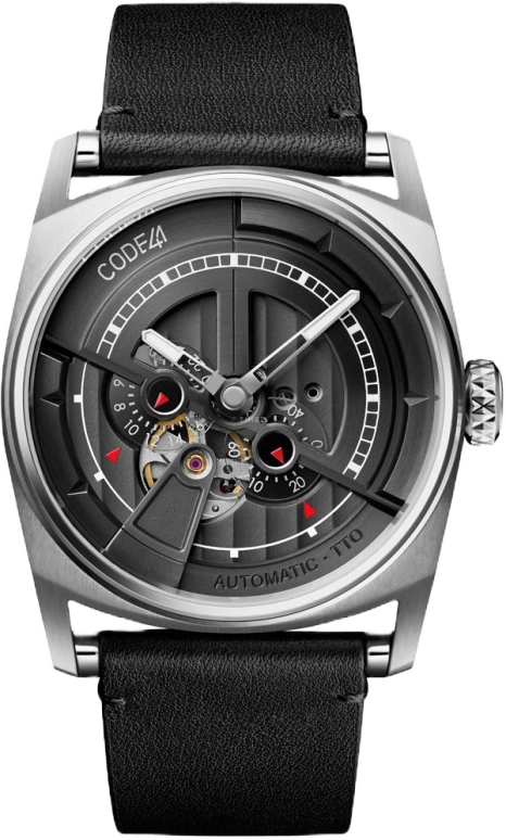 CODE41,Anomaly-01 42mm,42mm,Stainless Steel,Black,Automatic,40hours,Sapphire,AN01,AN01-IN-BK-ST-BK