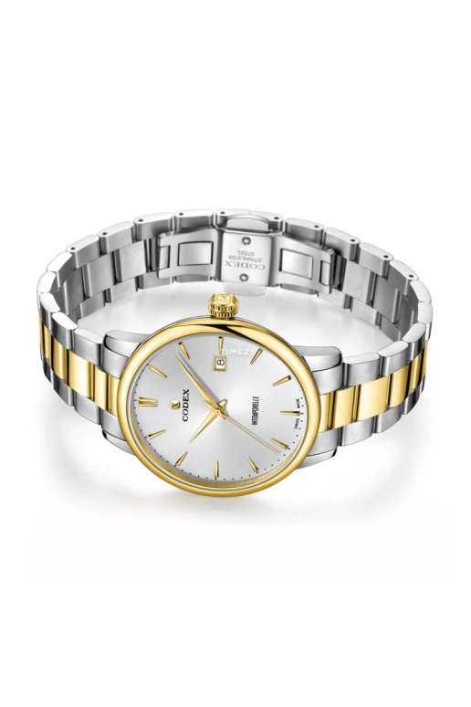 CODEX,INFINITY 42mm,42mm,Stainless Steel,Stainless Steel,White,Quartz,Day,Sapphire,Crystal Glass,5111,5111.07.0402.B07