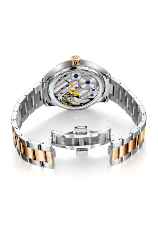 CODEX,INTEMPORELLE 43mm,43mm,Stainless Steel,Stainless Steel,Rose Gold,Coffee,Gradient,Black,Handwound,Sapphire,Crystal Glass,Round,1111,1111.07.1305.B07