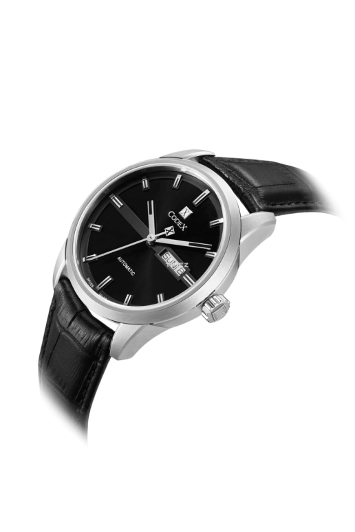 CODEX,INFINITY 41mm,41mm,Stainless Steel,Stainless Steel,Black,Automatic,Date,Day,4101,4101.26.0101.I01