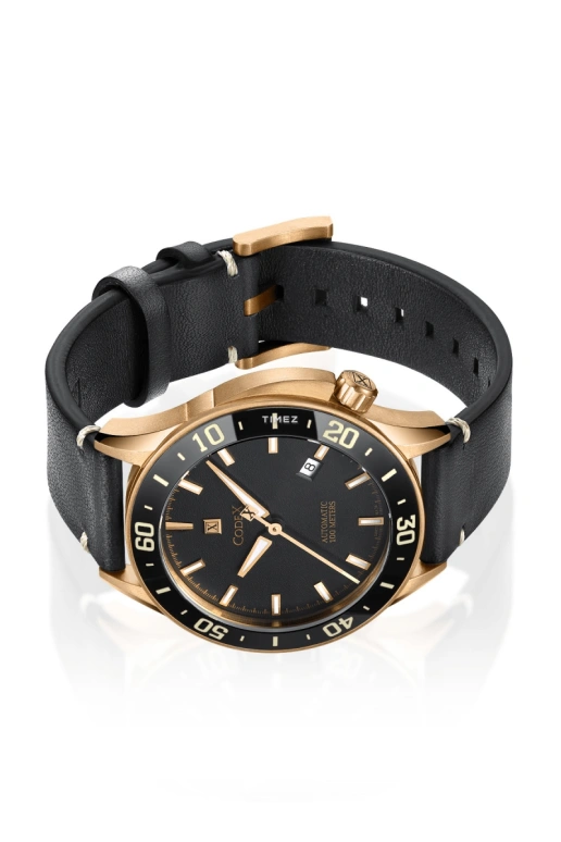 CODEX,INTEMPORELLE 42mm,42mm,Bronze,Black,Automatic,Day,Sapphire,Crystal Glass,1101,1101.26.0301.L01